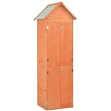 vidaXL Geräteschuppen 0,71 x 0,6 x 2,13 m natur