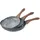 KING HOFF Granit Wood Line Pfannen-Set 3-tlg. 20 cm + 24 cm + 28 cm