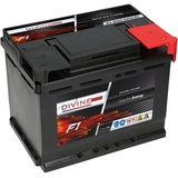 Divine F1 Autobatterie 12V 60 Ah 540A ersetzt 53Ah 54Ah 55Ah 58Ah 62Ah 63Ah 65Ah