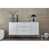 Jahnke »CARVE SB 150«, (1 St.), Sideboard, raffiniertes Design, edler Gold-Look, Breite 150 cm