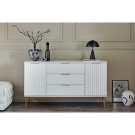 Jahnke »CARVE SB 150«, (1 St.), Sideboard, raffiniertes Design, edler Gold-Look, Breite 150 cm