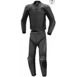 BÜSE Assen 2-Teiler Motorrad Lederkombi, schwarz, Größe 62