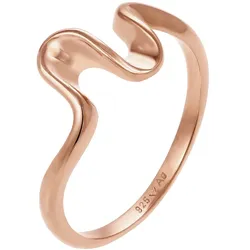 Elli Wellen Wave Strand Maritim 925 Sterling Silber Ringe   Damen 