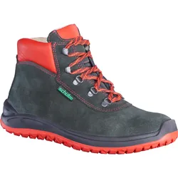 Dachdeckerschuh PROFI  O3 4346 -  47 - schwarz / rot