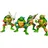 Agr Tortugas Ninja Comansi Collection Set (4 Figuren)