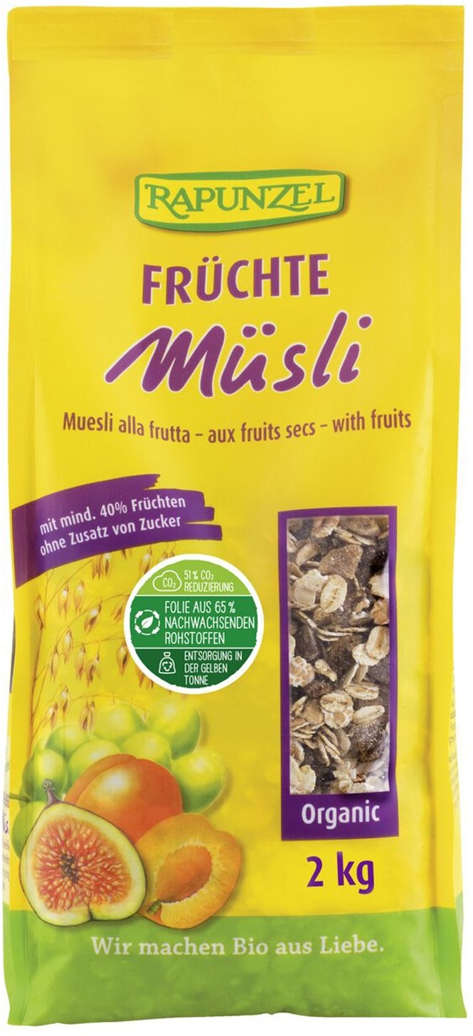 Preisvergleich Produktbild Rapunzel Bio Früchte Müsli 2000 g