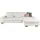 Set One by Musterring Eckcouch Cord 3-Sitzer Grau