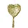 Partydeco Piñata 32 cm Herz zum Befüllen  Gold