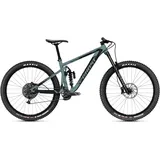 Ghost Mountainbike »Riot EN AL Essential«, 12 Gang, SRAM, GX Eagle Schaltwerk, Kettenschaltung, für Damen und Herren, Kettenschaltung, grau