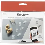 Creativ Company Fußabdrücke, Mini-Kreativ-Set für Wichteltüre