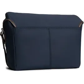 Tommy Hilfiger TH Heritage Satchel Umhängetasche Leder Dark Blue