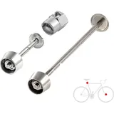 Pitlock Set 01, silber, Vorderrad/Sattelstütze