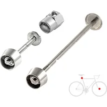Pitlock Set 01, silber, Vorderrad/Sattelstütze