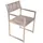 Garden Pleasure Majuro Gartenstuhl 59 x 59 x 108 cm weiß