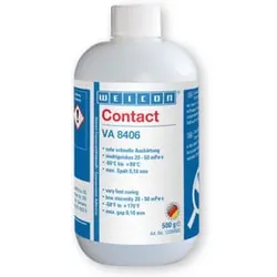 WEICON VA 8406 Cyanacrylat-Klebstoff, Sekundenkleber für schnelle Fixierungen und Verklebungen, 0,5 kg