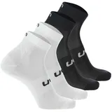 Uyn Sneakersocken 4er Pack Schwarz/Weiß 45-47