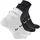 Uyn Sneakersocken 4er Pack Schwarz/Weiß 45-47