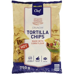 Metro Chef Tortilla Chips Hot (750 g)