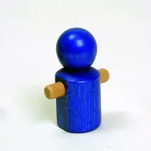 nic spiel+art Multibahn Laufmännchen blau (1613)