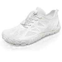 IceUnicorn Barfußschuhe Herren Barfuss Schuhe Damen(Weiß,39EU) - 39 EU