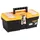 Perel Werkzeugkoffer Kunststoff leer 2 Organizer schwarz/orange 320 x 155 x 139 mm