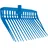 Kerbl Dunggabel EcoFork, Bollengabel - royalblau, ohne Stiel