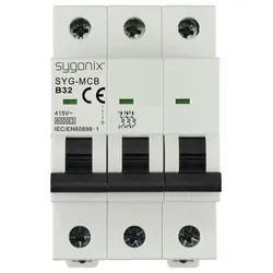 Sygonix SY-6441064 SYG-MCB 3P/B32/6KA Leitungsschutzschalter 3polig 32 A 415 V/AC