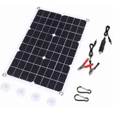 Tragbares Solarpanel 18v 20w Monokristallines Silizium-solarpanel Mit Zwei Usb-ladeanschlüssen, Dc5521-batterie