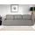 Home Affaire 3-Sitzer HOME AFFAIRE "SHERIDIAN Schlafsofa mit Bettkasten, in Feincord & Velvet", grau, B:225cm H:80cm T:94cm, 100% Polyester, Sofas, mit Wellenunterfederung, moderne Bezüge, B/H/T 225/94/80