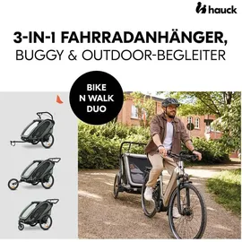 hauck Bike N Walk Duo Fahrradanhänger grün 2023
