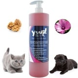 Yuup!® Professionelles Glanz-Hundeshampoo für Dunkles und schwarzes Fell Variante (Volumen) 1 Liter Flasche