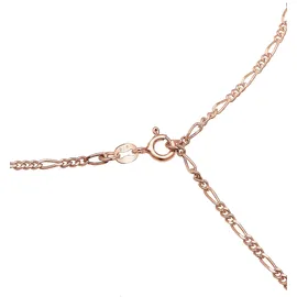 Elli Y-Kette Figaro Basic Trend Verstellbar 925 Silber Roségold