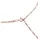 Elli Y-Kette Figaro Basic Trend Verstellbar 925 Silber Roségold