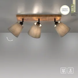 just light. JUST Light Deckenleuchte ¦ holzfarben ¦ Maße cm B: 77 H: 26 T: 28.0