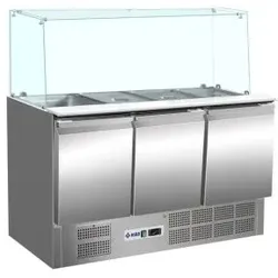 KBS Saladette gerader Glasaufbau KBS 904