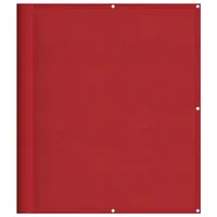 VidaXL Balkon-Sichtschutz Rot 120x800 cm 100% Polyester-Oxford