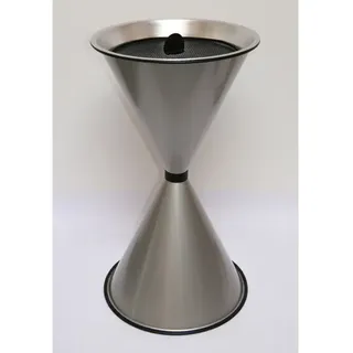 SZ METALL Standaschenbecher »spitze Kegel« silber 40x71 cm