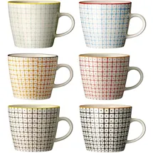 Bloomingville Tasse 0,3 l Mehrfarbig 6 St.