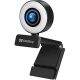 Sandberg Streamer USB Webcam Schwarz