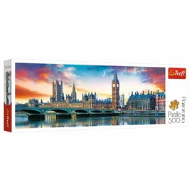 Trefl Puzzles - "500 Panorama" - Big Ben und Palast of Westminster, London