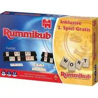 JUMBO Spiele Rummikub und Wort Rummikub 2 in 1