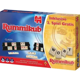 JUMBO Spiele Rummikub und Wort Rummikub 2 in 1