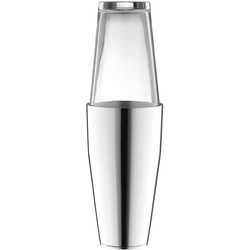 Robbe Berking Dante Cocktailshaker mit Glas 90g versilbert