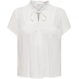 Jdy Kurzarmbluse JDYLIMA LIFE S/S TOP WVN NOOS Weiß 38