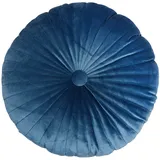 LANFIRE Kürbiskissen Kissen Bodenkissen Dekokissen Rundes Kissen Kürbis Bett Sofa Stuhl Autositz Kissen (35cm, Blue)