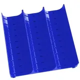 Schubladen-Muldenelement, blau, 3-fach, 149x149x28 mm f. Werkbankschublade/Schubladenschrank