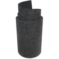 zaun|zu® Sichtschutzstreifen 255 cm Schwarzgrau