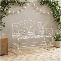 vidaXL Antik Weiß 150 x 60 x 90 cm Weiß