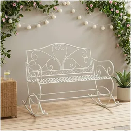 vidaXL Antik Weiß 150 x 60 x 90 cm Weiß