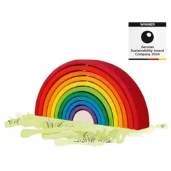 GOKI Bausteine Regenbogen aus Holz